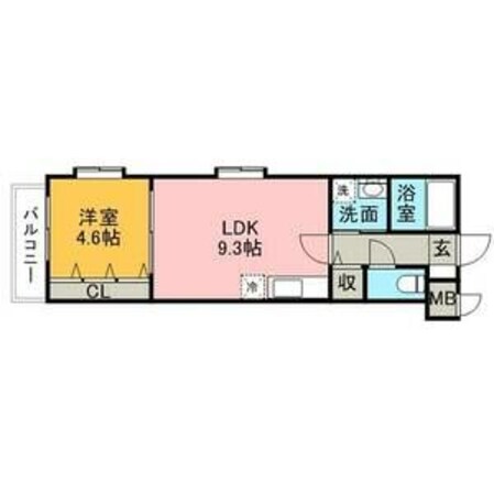 福岡空港駅 徒歩13分 2階の物件間取画像